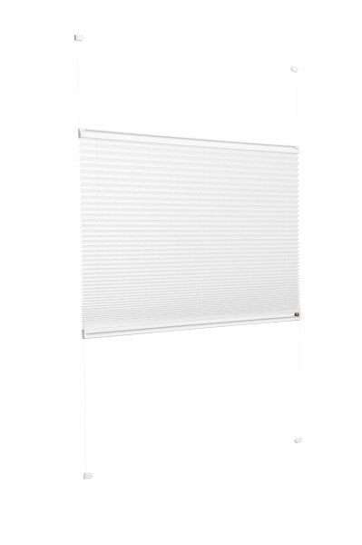 Vidalı Plise Perde (Düz Kumaş) Violet-Beyaz 01 - Beyaz