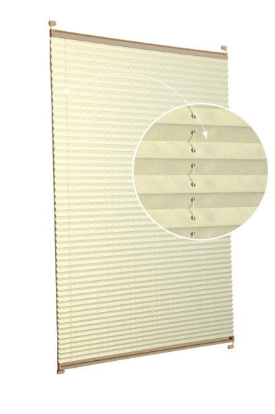 Vidalı Plise Perde (Düz Kumaş) Violet-Sarı-726 - Bronz