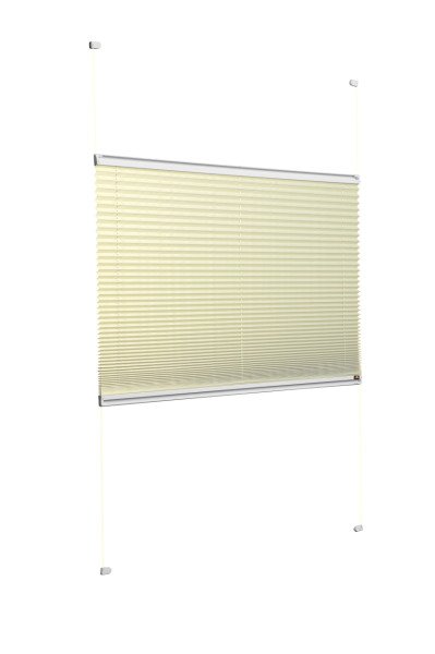 Vidalı Plise Perde (Düz Kumaş) Violet-Sarı-726 - Gümüş Gri