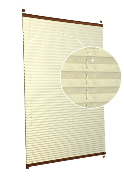 Vidalı Plise Perde (Düz Kumaş) Violet-Sarı-726 - Kahverengi