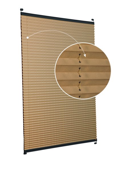 Vidalı Plise Perde (Düz Kumaş) Violet-Bronz-519 - Antresit Gri