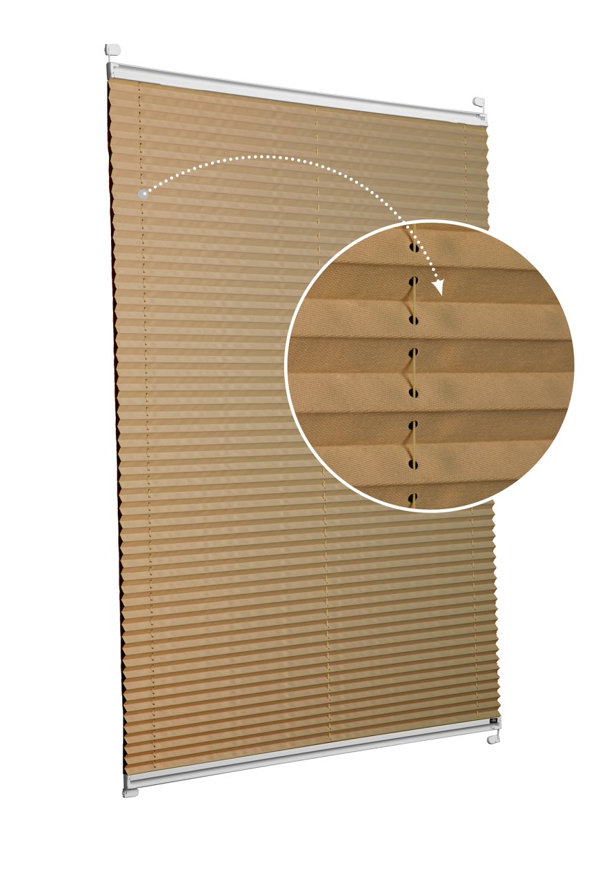 Vidalı Plise Perde (Düz Kumaş) Violet-Bronz-519 - Gümüş Gri