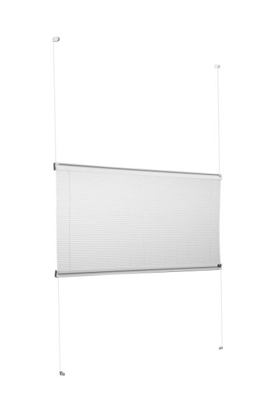 Vidalı Plise Perde (Desenli Kumaş) Lotus-A.Gri 3077 - Gümüş Gri