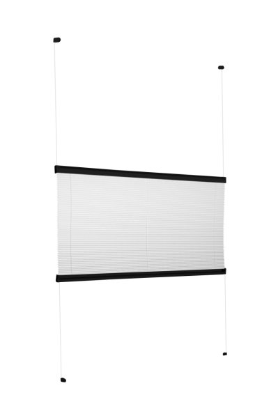 Vidalı Plise Perde (Desenli Kumaş) Lotus-A.Gri 3077 - Siyah