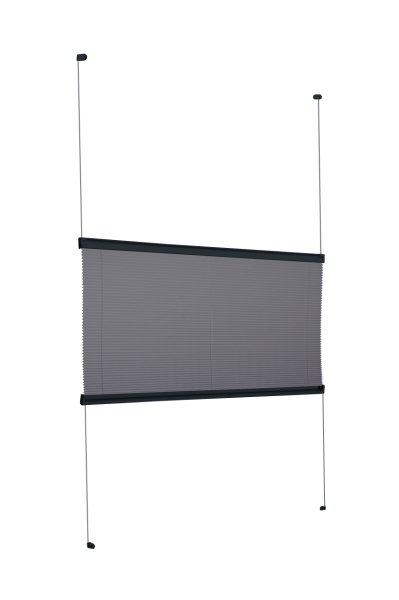 Vidalı Plise Perde (Desenli Kumaş) Lotus-Antresit Gri -2421 - Antresit Gri