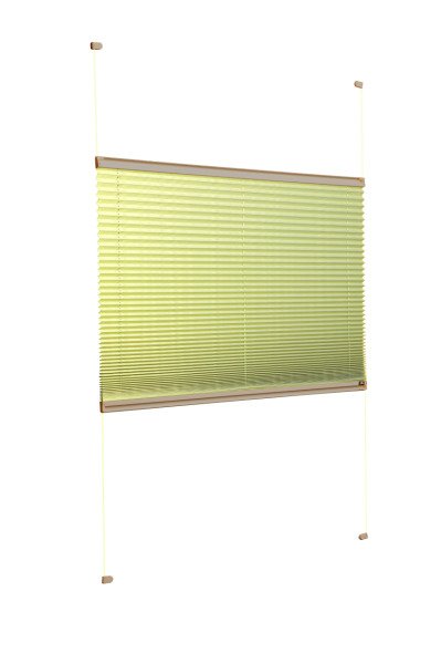 Vidalı/Yapıştırmalı Plise Perde (Özel Renkler) Violet-Fıstık Yeşili -201 - Bronz - Vidalı Sistem