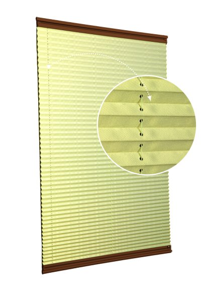 Vidalı/Yapıştırmalı Plise Perde (Özel Renkler) Violet-Fıstık Yeşili -201 - Kahverengi - Yapıştırmalı Sistem