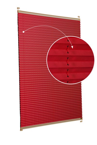 Vidalı/Yapıştırmalı Plise Perde (Özel Renkler) Violet-Kırmızı -621 - Bronz - Vidalı Sistem