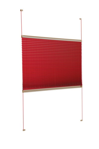 Vidalı/Yapıştırmalı Plise Perde (Özel Renkler) Violet-Kırmızı -621 - Bronz - Vidalı Sistem