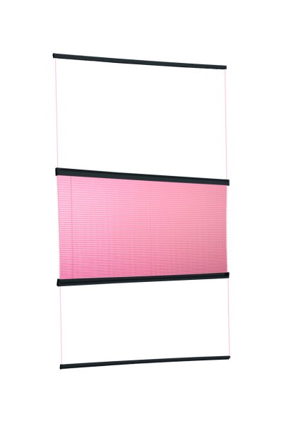 Vidalı/Yapıştırmalı Plise Perde (Özel Renkler) Violet-Pembe - 800 - Antresit Gri - Yapıştırmalı Sistem