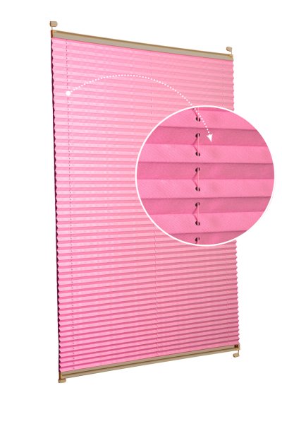 Vidalı/Yapıştırmalı Plise Perde (Özel Renkler) Violet-Pembe - 800 - Bronz - Vidalı Sistem