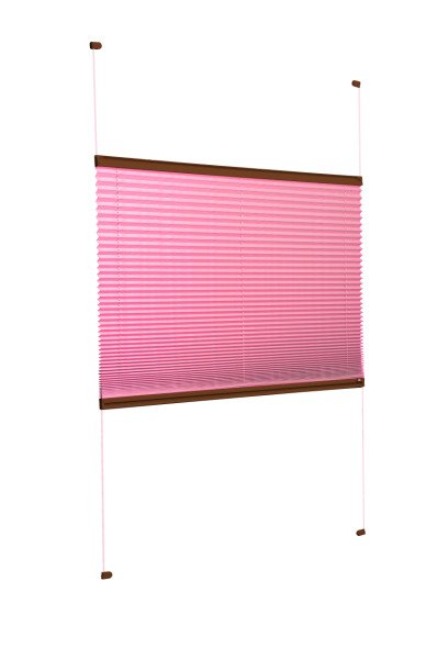 Vidalı/Yapıştırmalı Plise Perde (Özel Renkler) Violet-Pembe - 800 - Kahverengi - Vidalı Sistem