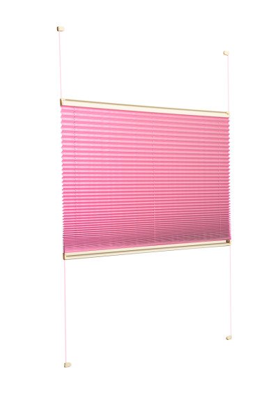 Vidalı/Yapıştırmalı Plise Perde (Özel Renkler) Violet-Pembe - 800 - Krem - Vidalı Sistem