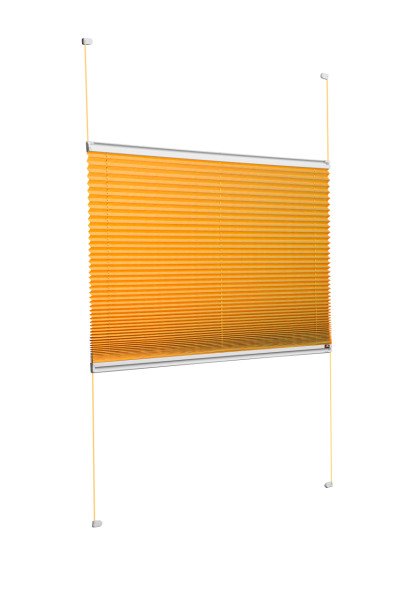 Vidalı/Yapıştırmalı Plise Perde (Özel Renkler) Violet-Turuncu -717 - Gümüş Gri - Vidalı Sistem