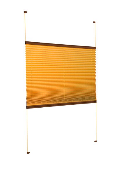 Vidalı/Yapıştırmalı Plise Perde (Özel Renkler) Violet-Turuncu -717 - Kahverengi - Vidalı Sistem