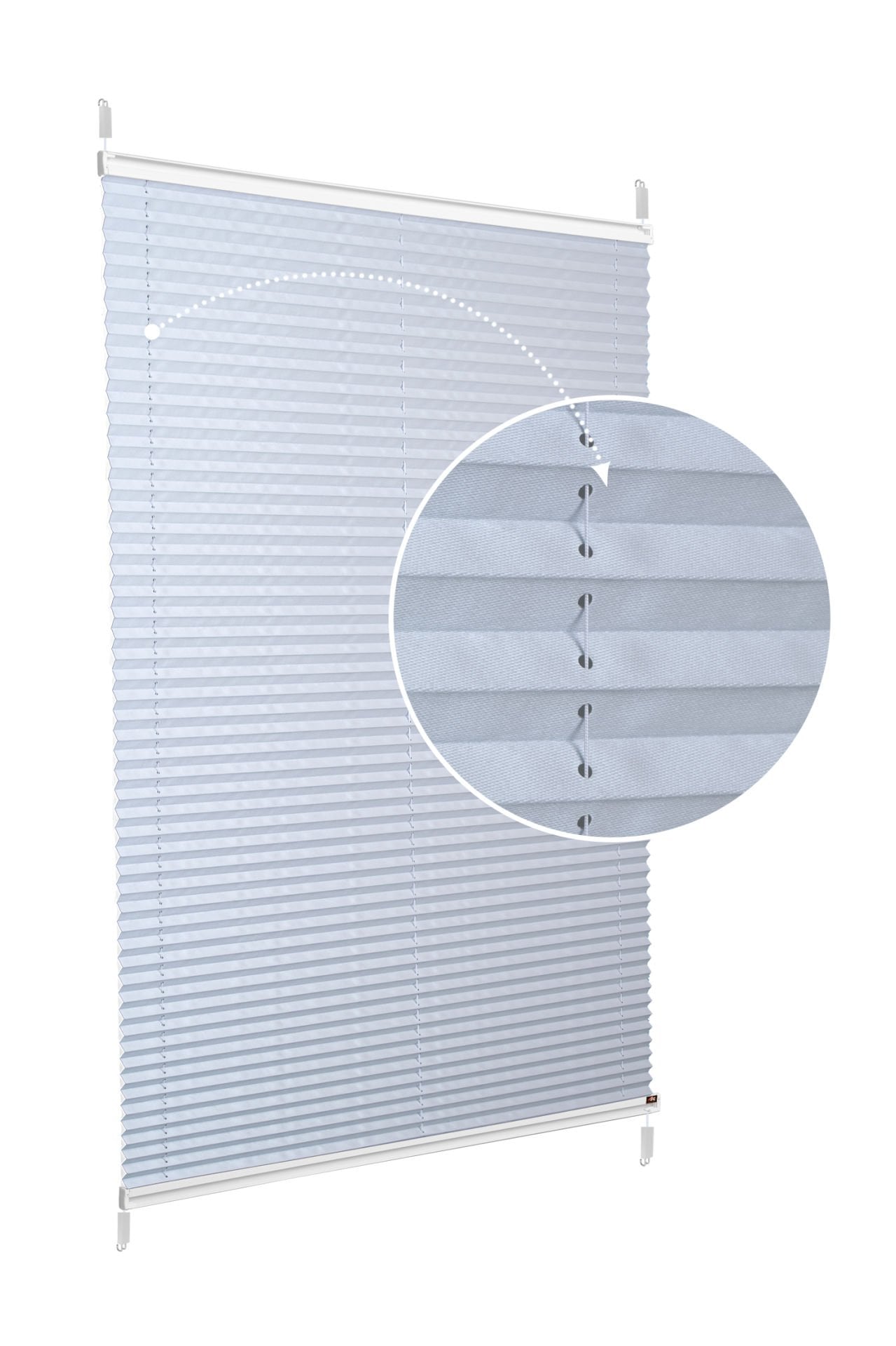 Easyfix Askılı Sistem (Düz Kumaş) Violet-A.Gri-2255 - Beyaz