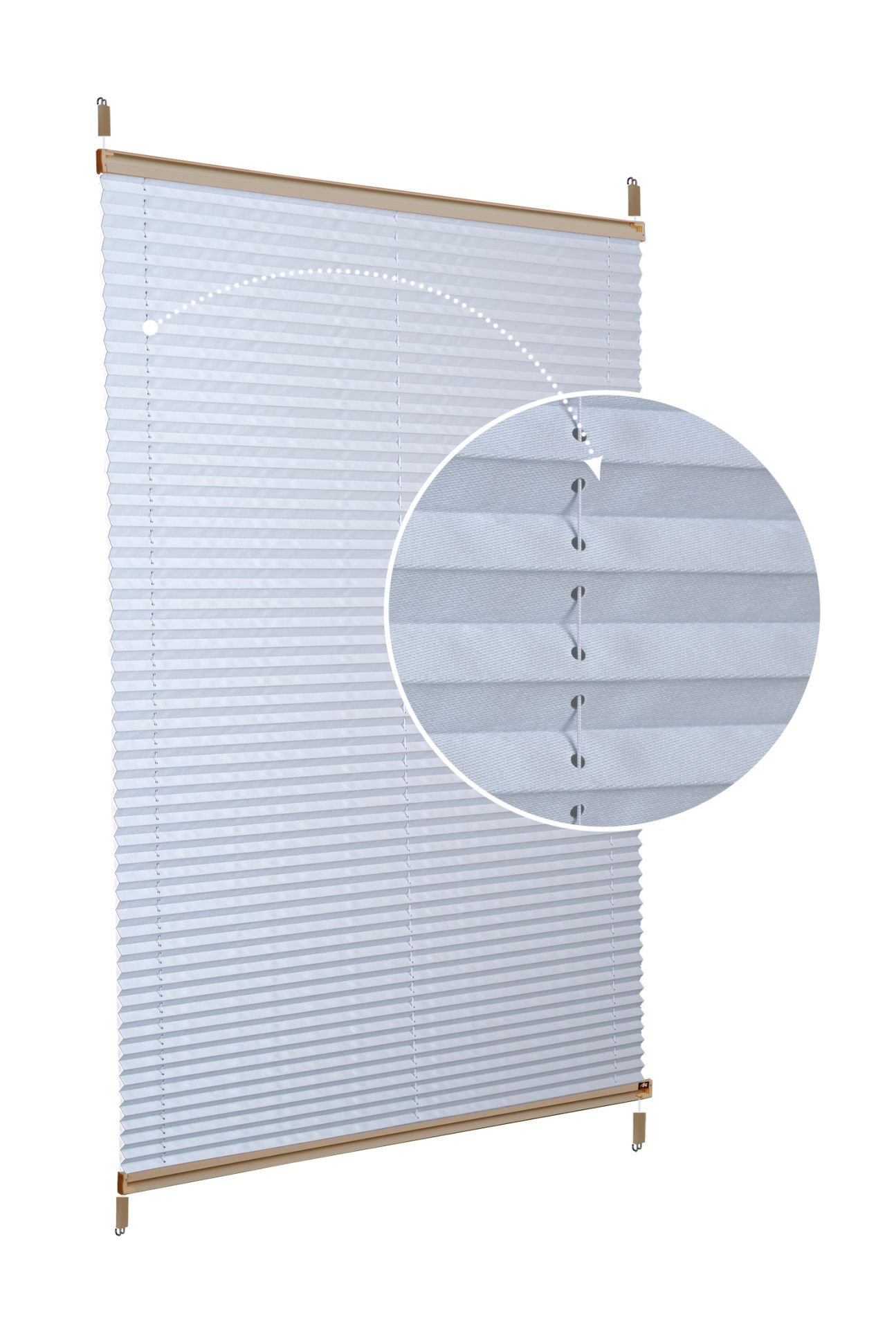 Easyfix Askılı Sistem (Düz Kumaş) Violet-A.Gri-2255 - Bronz