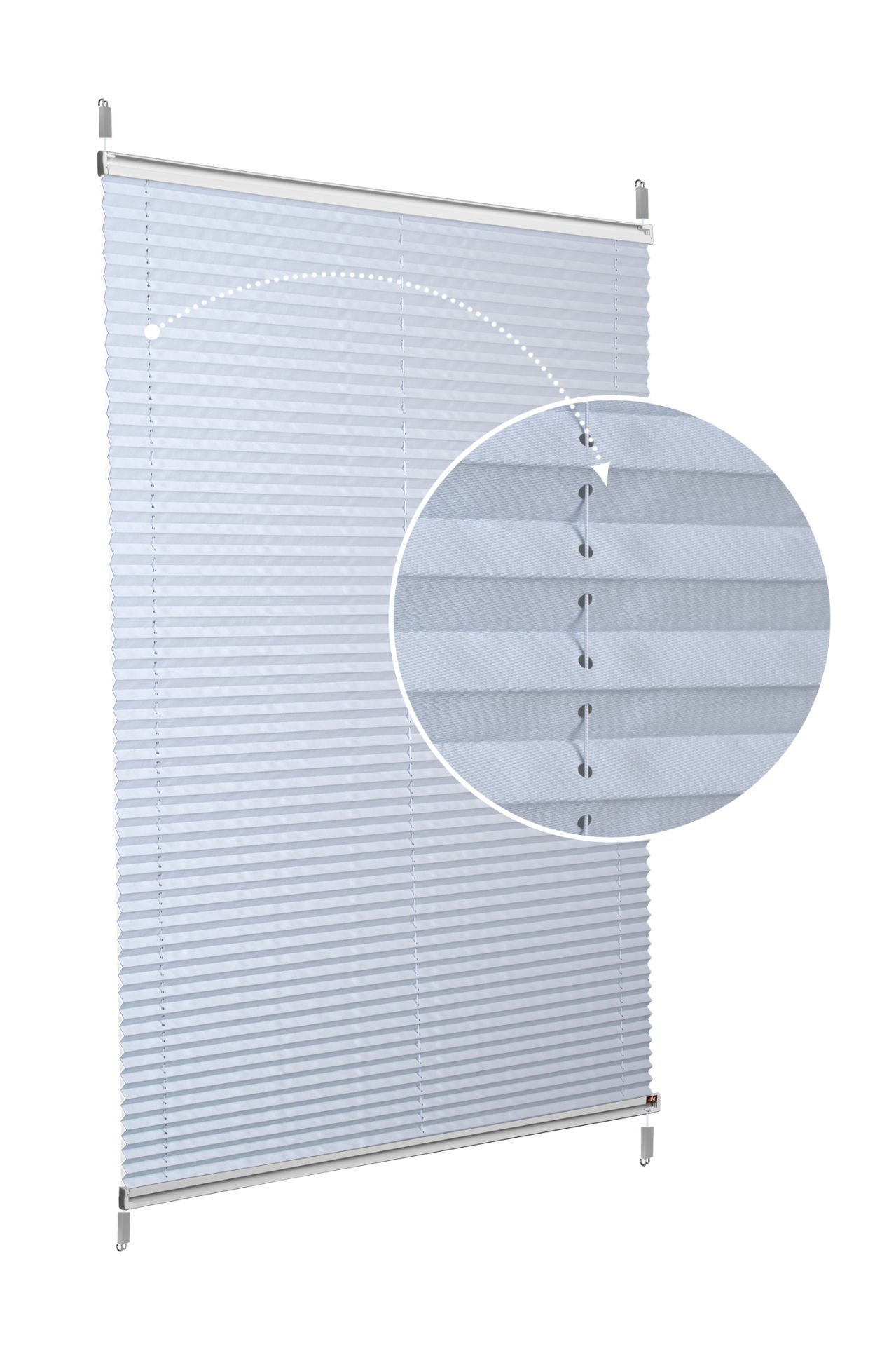 Easyfix Askılı Sistem (Düz Kumaş) Violet-A.Gri-2255 - Gümüş Gri