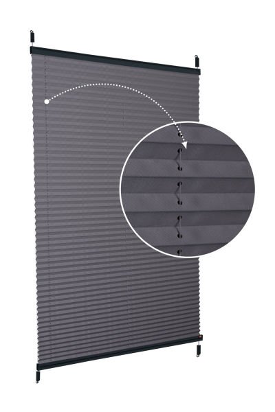 Easyfix Askılı Sistem (Düz Kumaş) Violet-Antresit-2421 - Antresit Gri