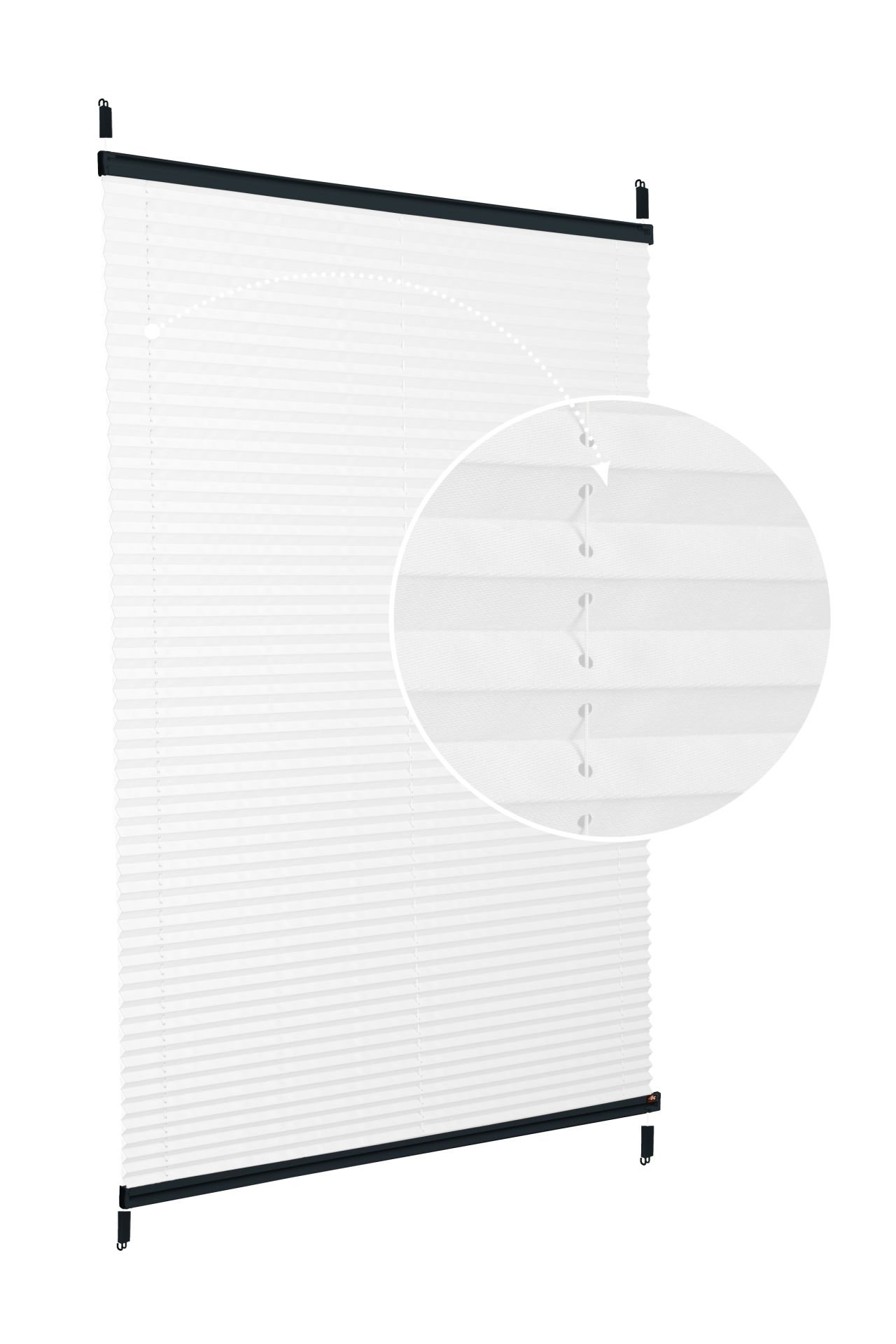 Easyfix Askılı Sistem (Düz Kumaş) Violet-Beyaz 01 - Antresit Gri