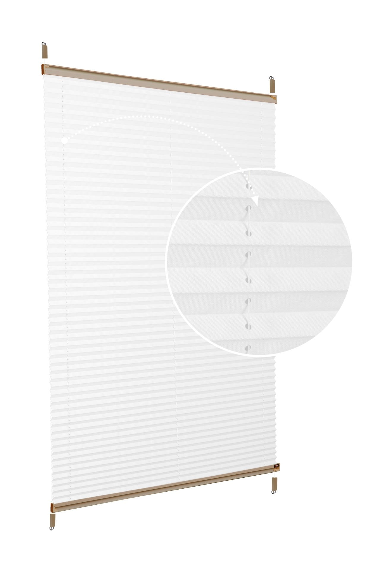 Easyfix Askılı Sistem (Düz Kumaş) Violet-Beyaz 01 - Bronz