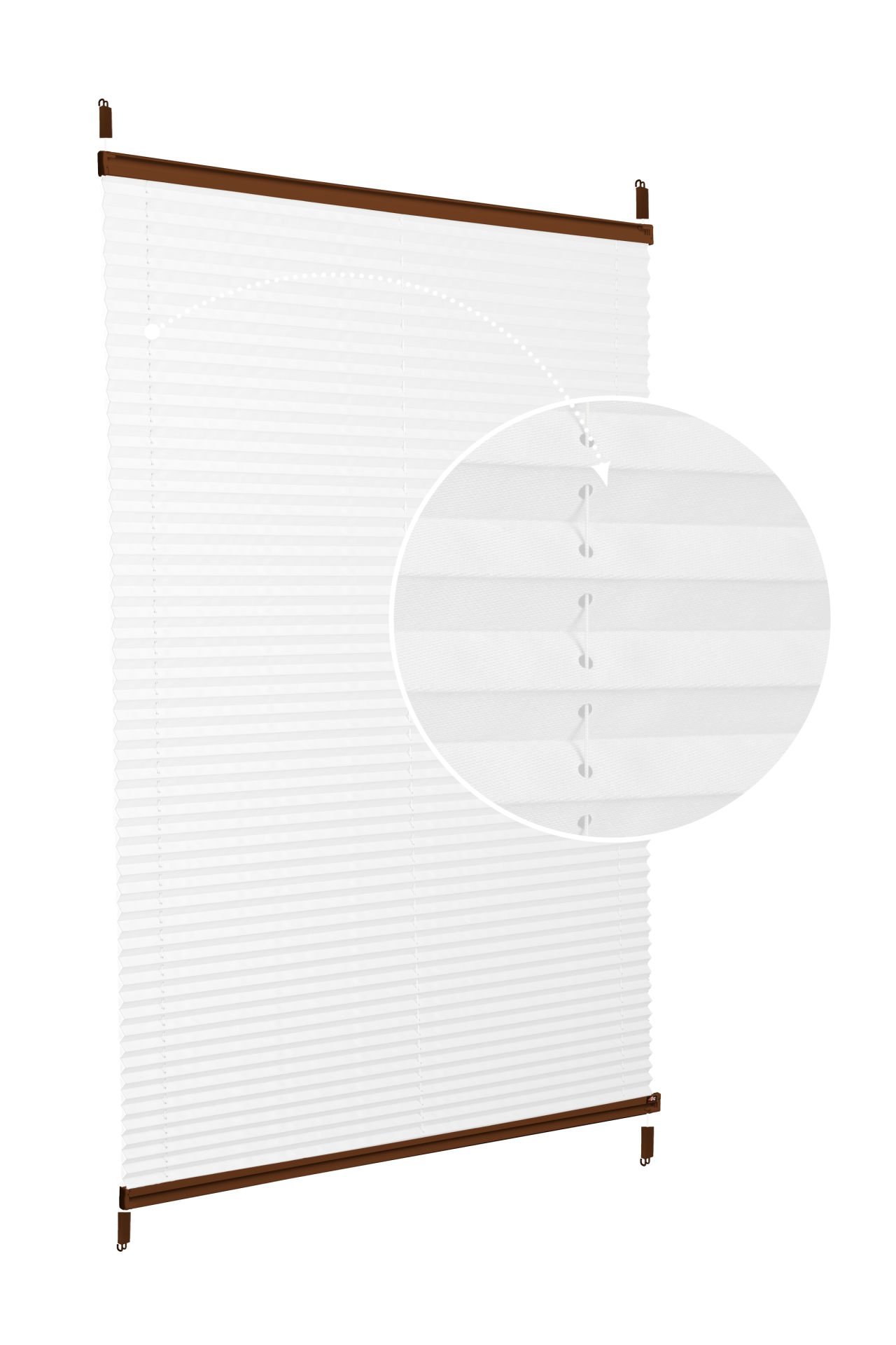 Easyfix Askılı Sistem (Düz Kumaş) Violet-Beyaz 01 - Kahverengi