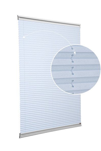 Yapıştırmalı Sistem (Desenli Kumaş) Abelia-Açık Gri -2255 - Gümüş Gri