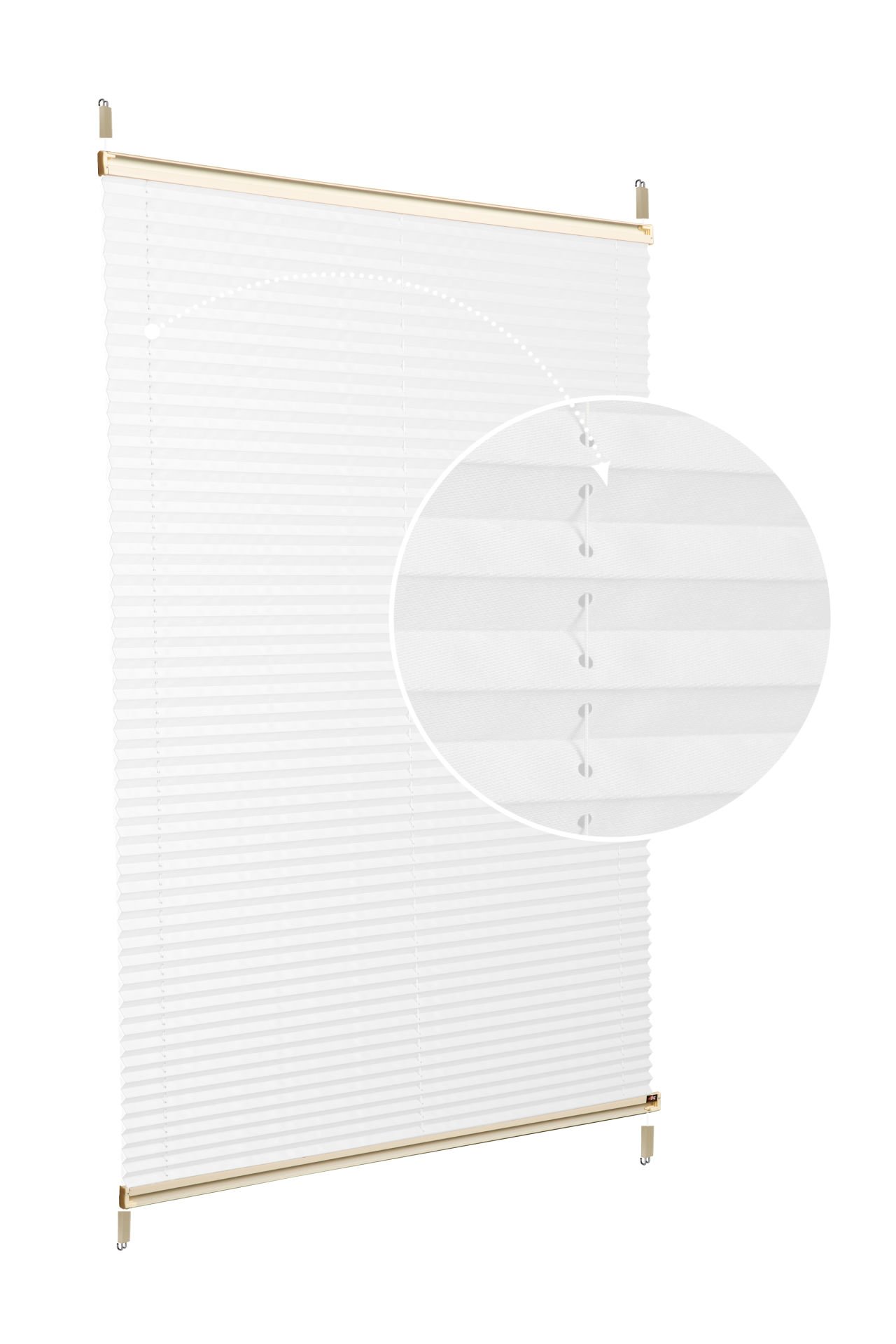 Easyfix Askılı Sistem (Düz Kumaş) Violet-Beyaz 01 - Krem