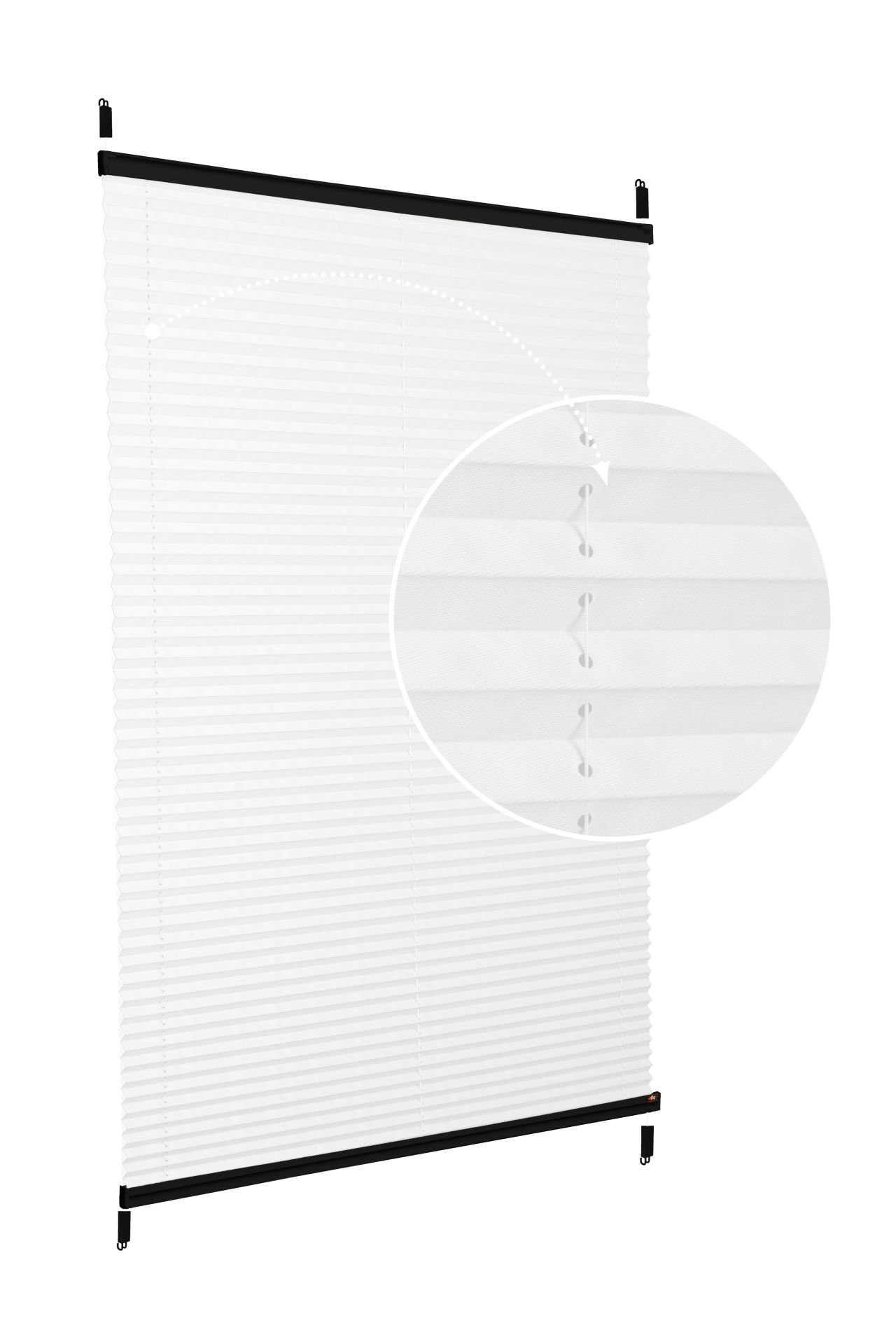 Easyfix Askılı Sistem (Düz Kumaş) Violet-Beyaz 01 - Siyah