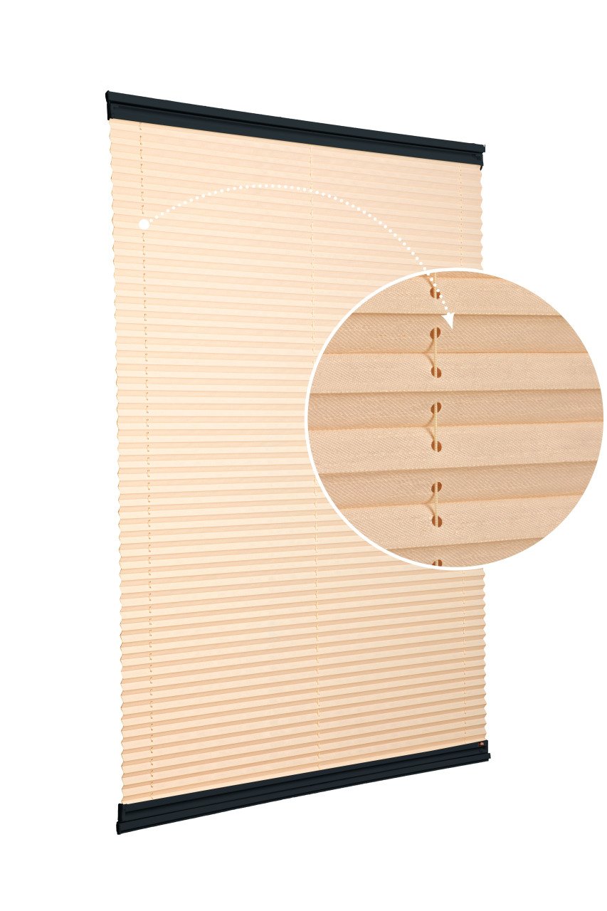 Yapıştırmalı Sistem (Desenli Kumaş) Abelia-Bej -69 - Antresit Gri