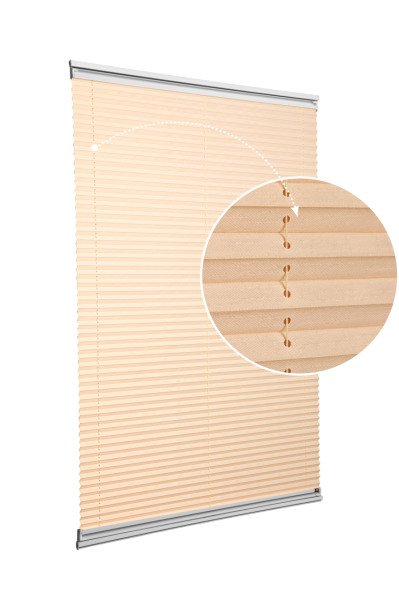 Yapıştırmalı Sistem (Desenli Kumaş) Abelia-Bej -69 - Gümüş Gri