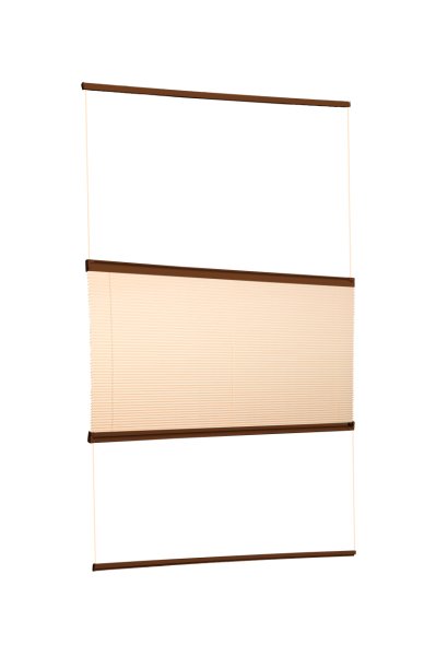 Yapıştırmalı Sistem (Desenli Kumaş) Abelia-Bej -69 - Kahverengi