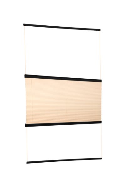 Yapıştırmalı Sistem (Desenli Kumaş) Abelia-Bej -69 - Siyah