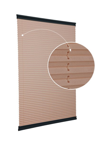 Yapıştırmalı Sistem (Desenli Kumaş) Abelia-Kahverengi -705 - Antresit Gri