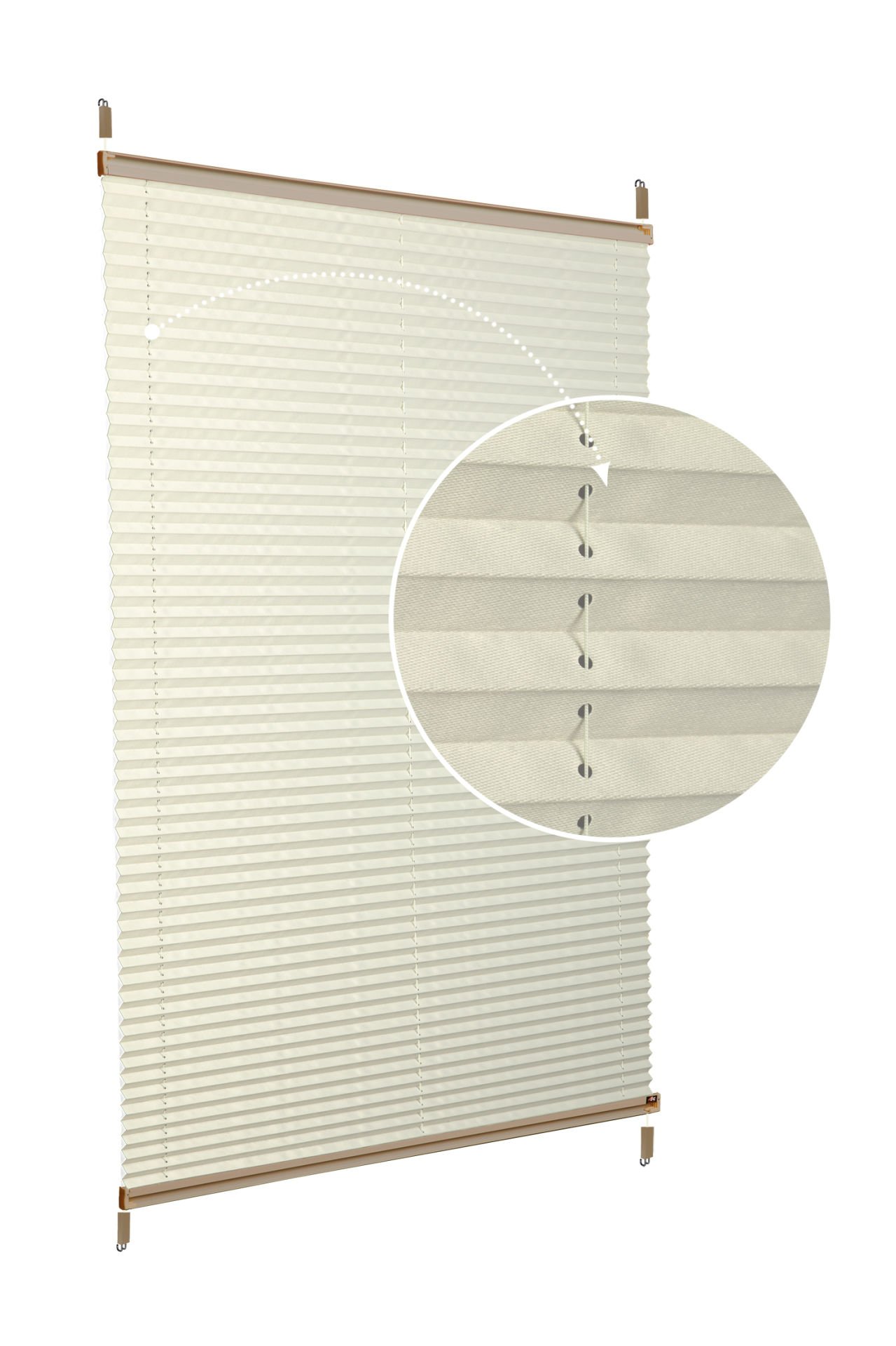 Easyfix Askılı Sistem (Düz Kumaş) Violet-Krem 502 - Bronz