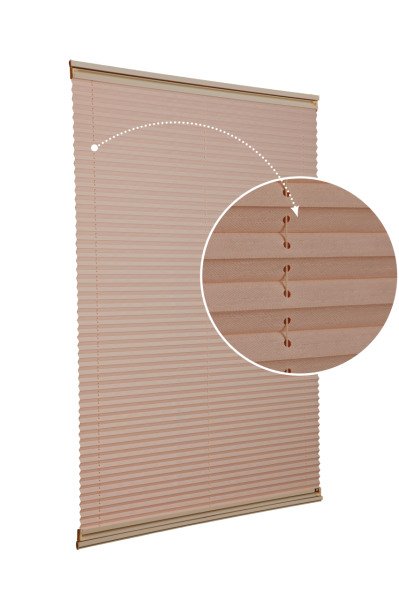 Yapıştırmalı Sistem (Desenli Kumaş) Abelia-Kahverengi -705 - Bronz