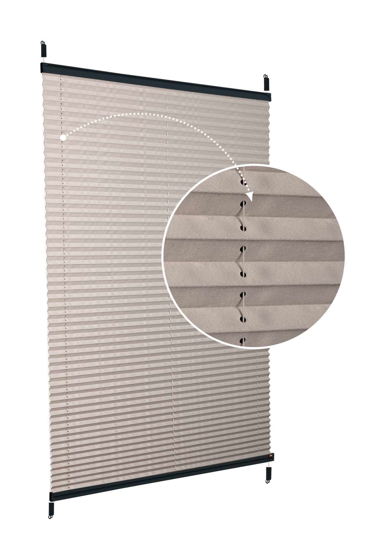 Easyfix Askılı Sistem (Düz Kumaş) Violet-Kül Gri-3078 - Antresit Gri