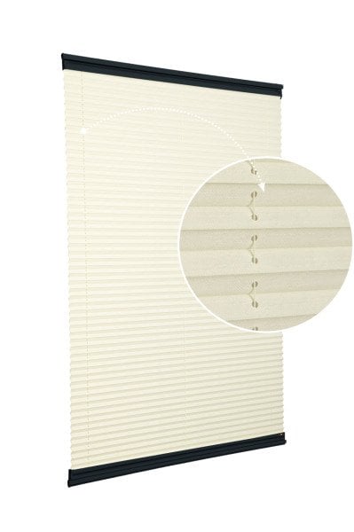 Yapıştırmalı Sistem (Desenli Kumaş) Abelia-Krem -502 - Antresit Gri