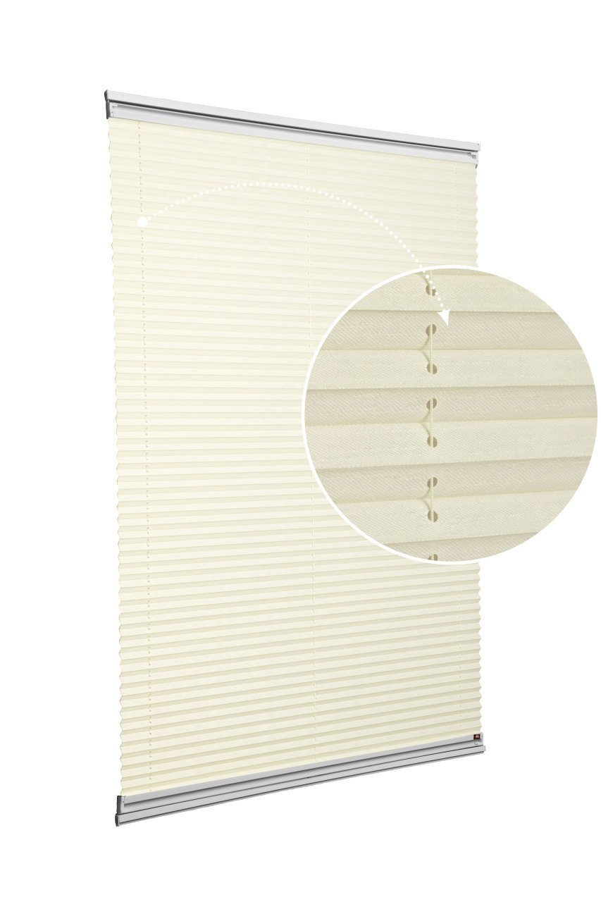 Yapıştırmalı Sistem (Desenli Kumaş) Abelia-Krem -502 - Gümüş Gri