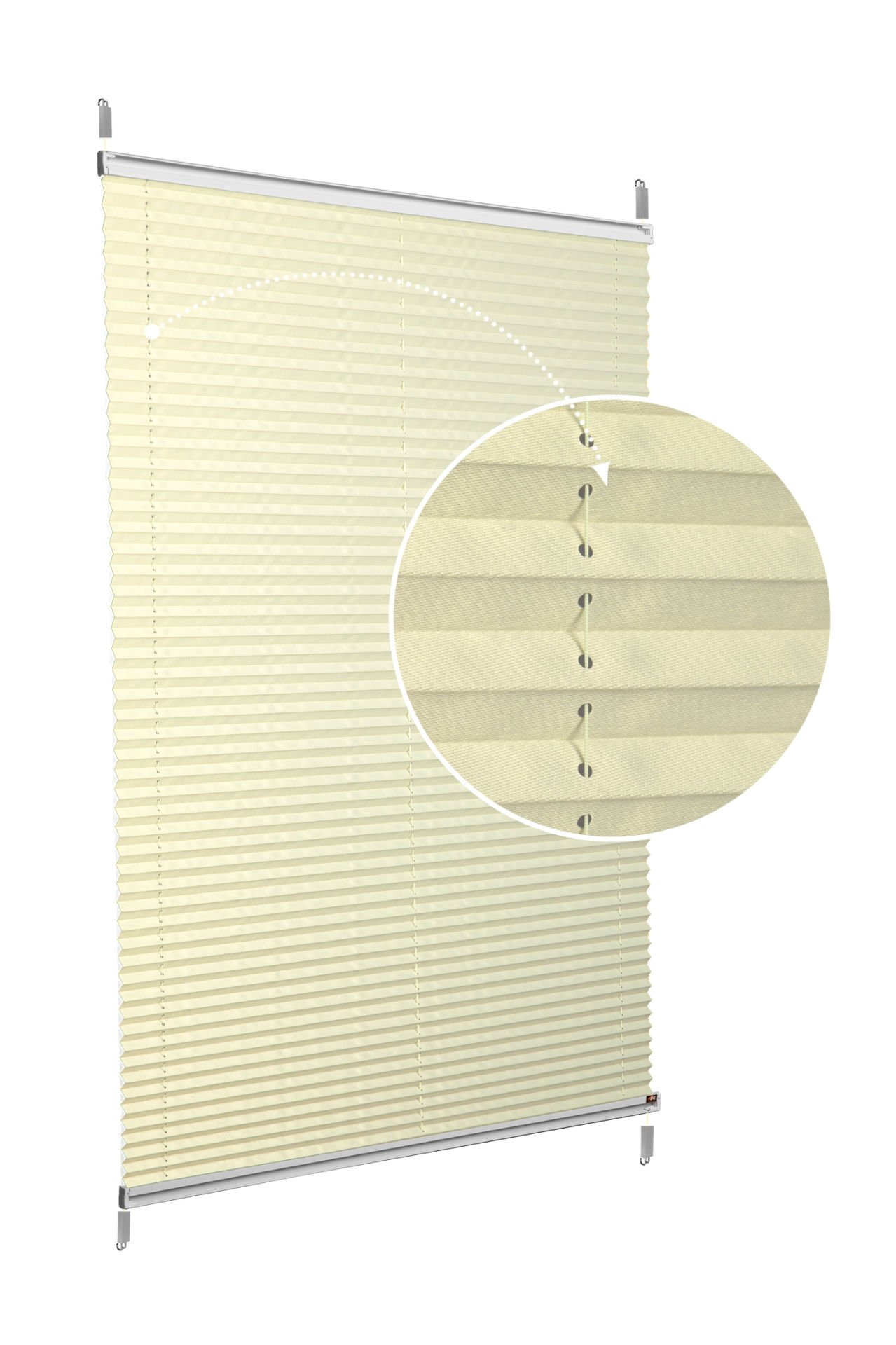 Easyfix Askılı Sistem (Düz Kumaş) Violet-Sarı-726 - Gümüş Gri