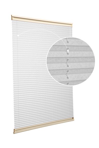 Yapıştırmalı Sistem (Desenli Kumaş) Lotus-A.Gri 3077 - Krem