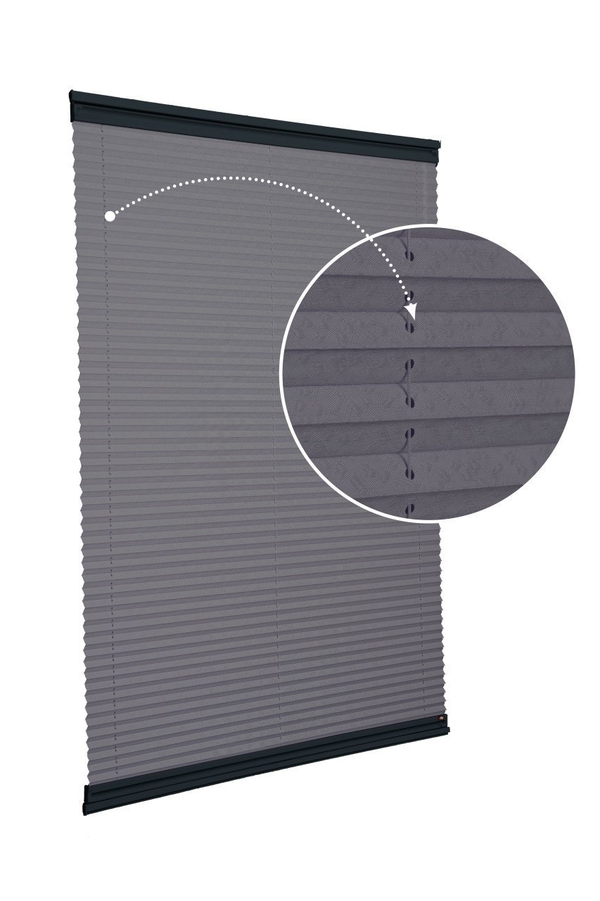 Yapıştırmalı Sistem (Desenli Kumaş) Lotus-Antresit Gri -2421 - Antresit Gri