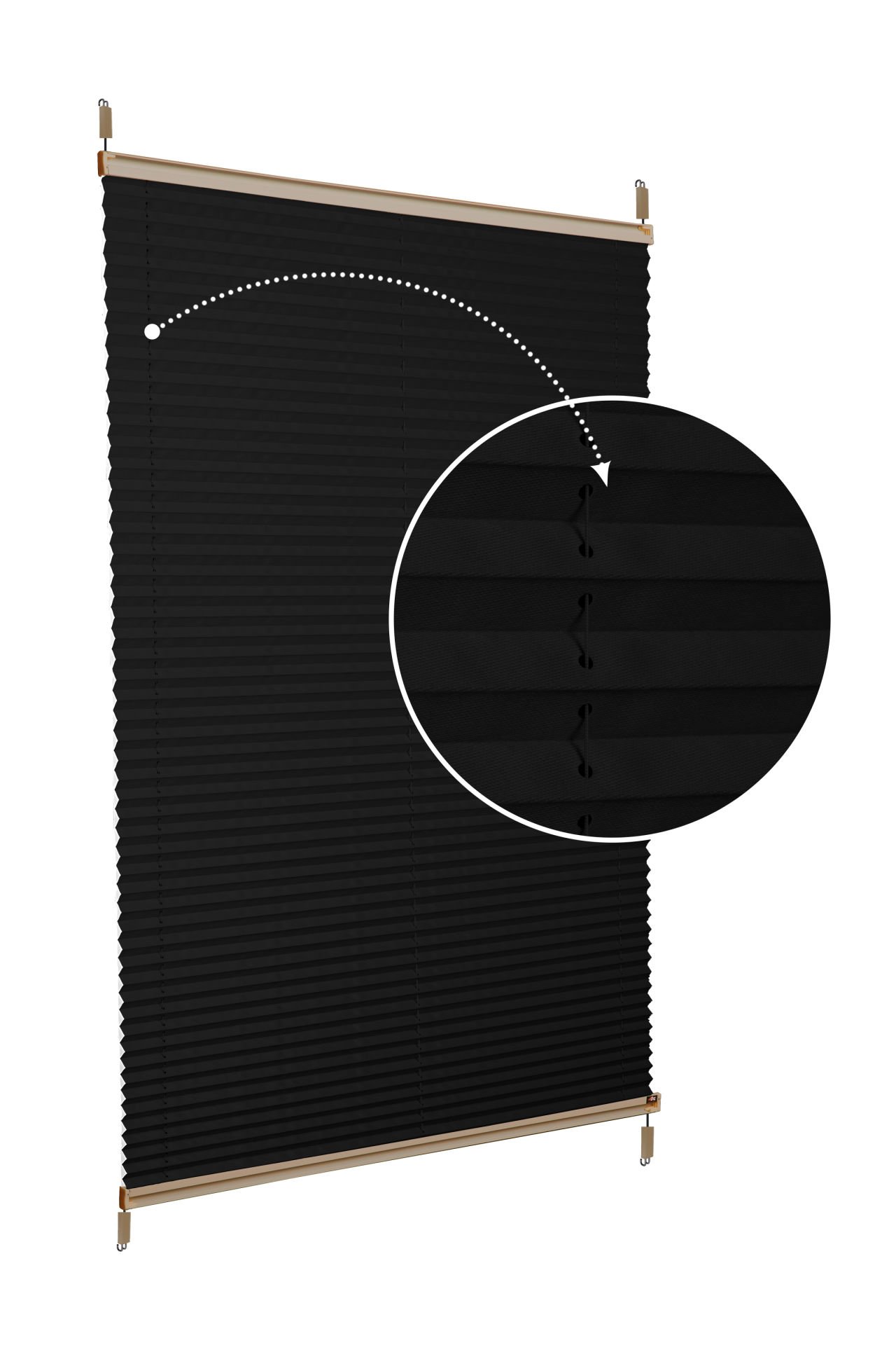 Easyfix Askılı Sistem (Düz Kumaş) Violet-Siyah-02 - Bronz