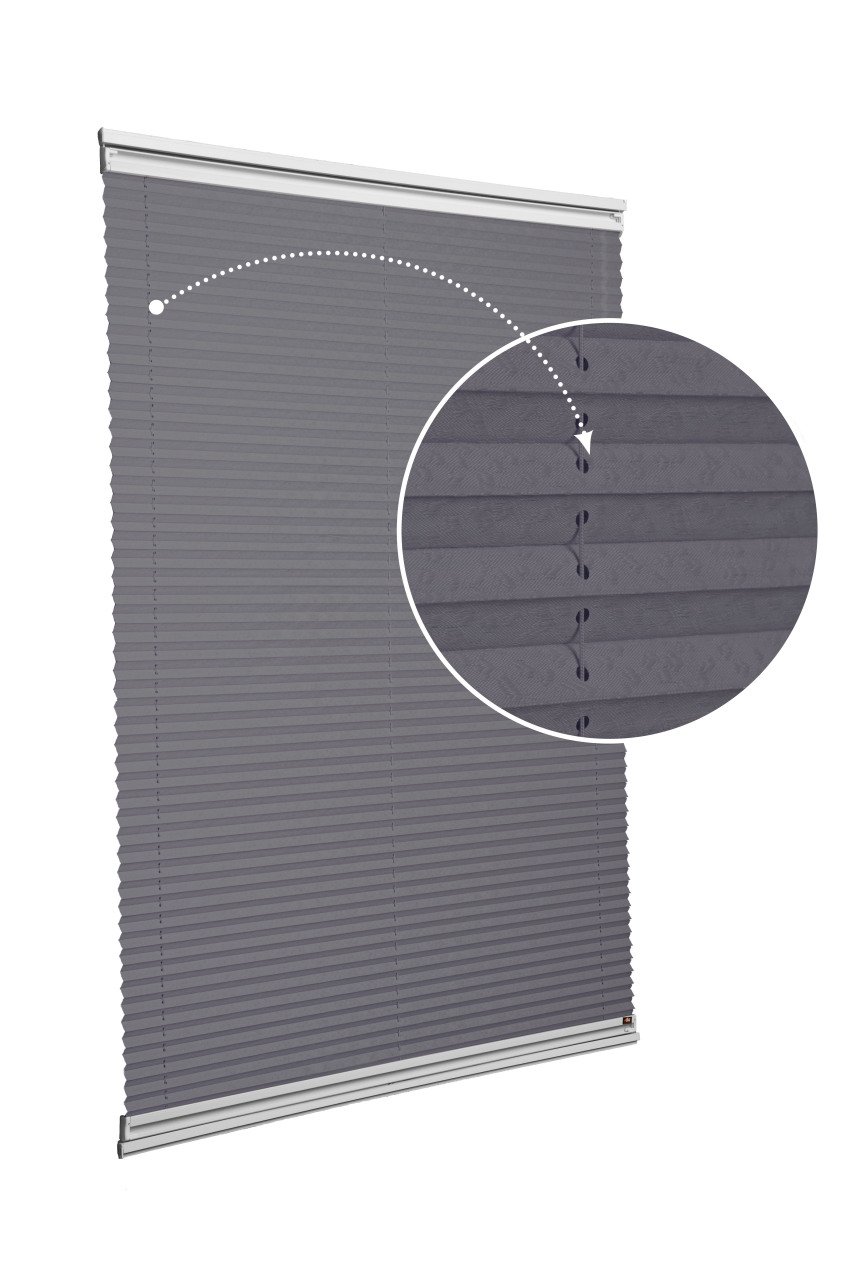 Yapıştırmalı Sistem (Desenli Kumaş) Lotus-Antresit Gri -2421 - Gümüş Gri