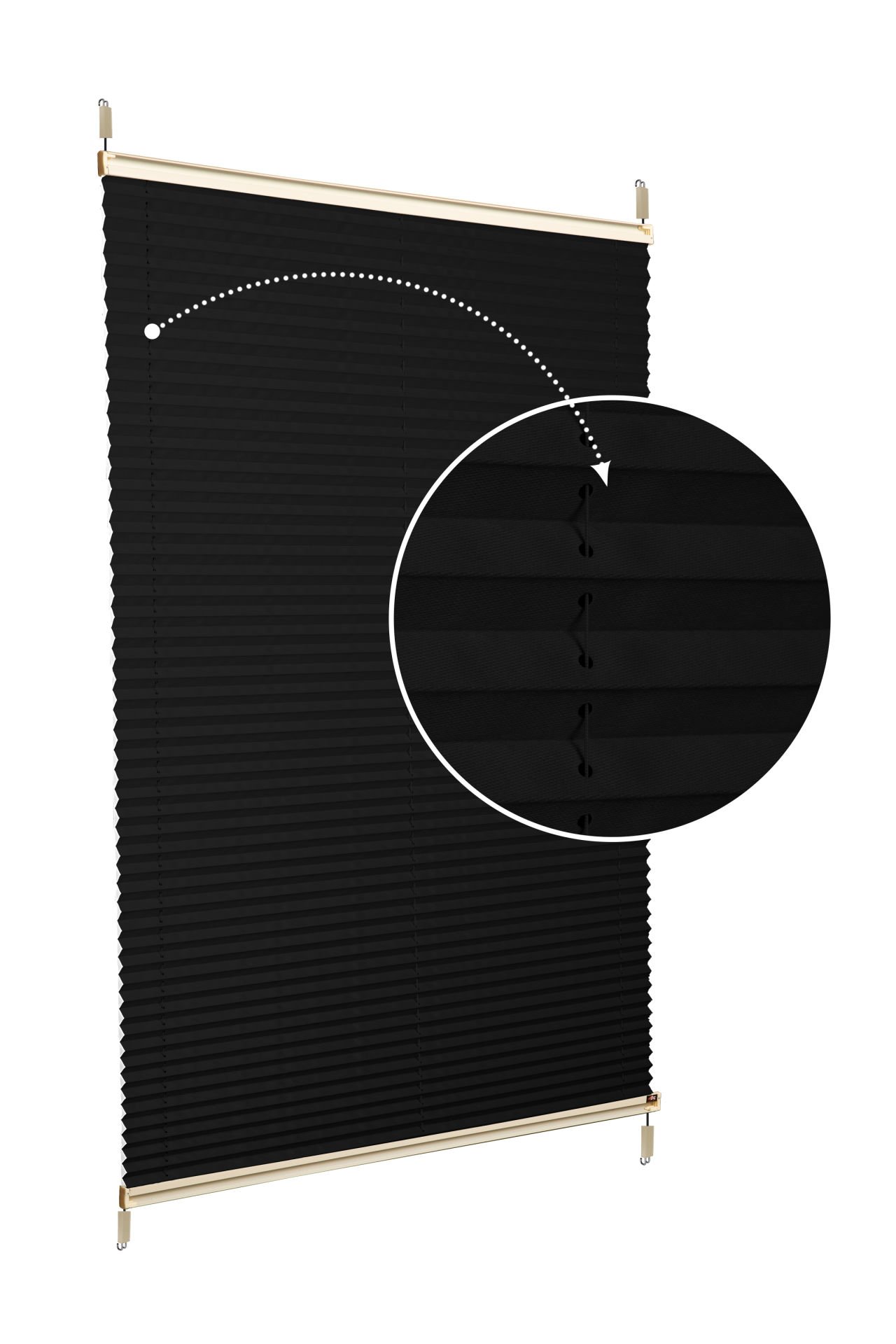 Easyfix Askılı Sistem (Düz Kumaş) Violet-Siyah-02 - Krem