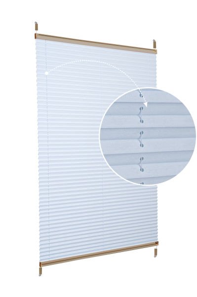 Easyfix Askılı Sistem (Desenli Kumaş) Abelia-Açık Gri -2255 - Bronz