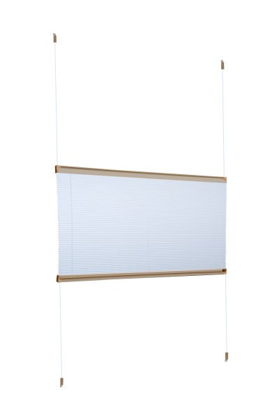 Easyfix Askılı Sistem (Desenli Kumaş) Abelia-Açık Gri -2255 - Bronz