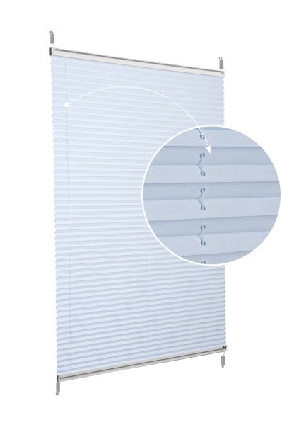 Easyfix Askılı Sistem (Desenli Kumaş) Abelia-Açık Gri -2255 - Gümüş Gri