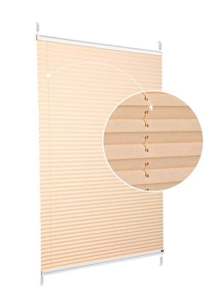 Easyfix Askılı Sistem (Desenli Kumaş) Abelia-Bej -69 - Beyaz