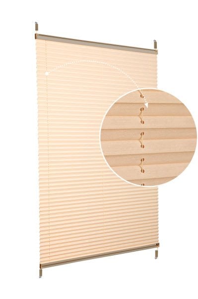 Easyfix Askılı Sistem (Desenli Kumaş) Abelia-Bej -69 - Bronz